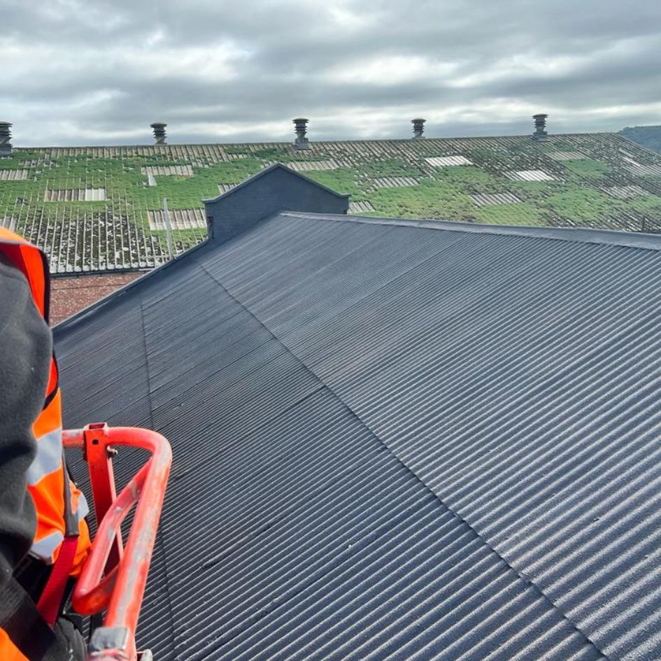 Industrial Roofs project by Eco Surface Solutions